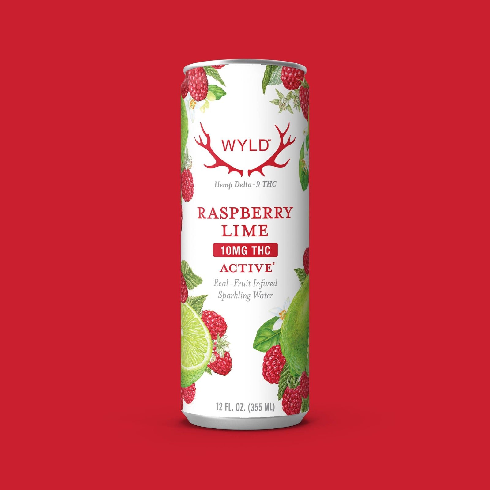 Raspberry Lime THC Sparkling Water | Active